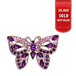 J452-JBY8099AC – Crystal Butterfly Brooch – 04-09-21