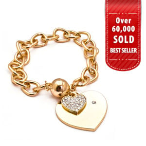 J452-JBR70783 – Heart Bracelet with Magnetic Clasp – 03-01-22