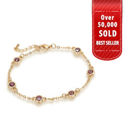 J452-JBR70795 – Genuine Garnet Bracelet – 06-17-22