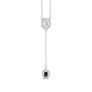 J452-JJP51846R – Sapphire & Crystal Pendant: $0.99 Full Lot/ $1.40 Per Carton